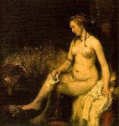 Rembrandt, Bathsheba in her bath, also modelled by Hendrickje,